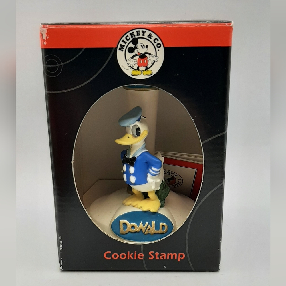 Disney Donald Duck Ceramic Cookie Stamp 5" Tall Mickey & Co. New In Box